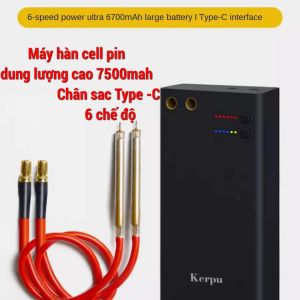 Tặng cuộn kẽm Máy hàn cell pin KERPU dung luong cao 7500 mah ( có cổng sạc điện thoại )