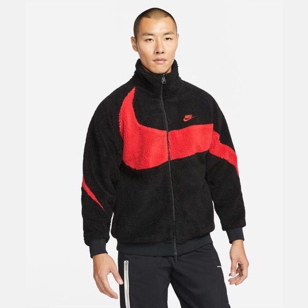 Nike Sportswear Swoosh Full Zip Reversible Boa Jacket Lazada .th