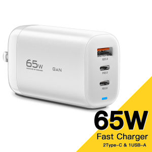 Essager USB Type C Charger GaN Fast Charge Charger 65W QC3.0 PD3.0 USB Charger Cell Phone For IPhone 12 13 Pro Max Xiaomi Laptop