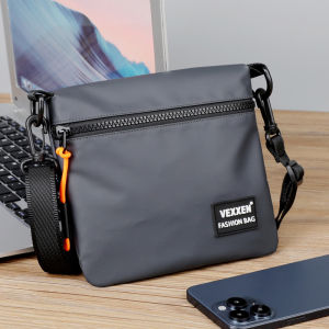 【Ready Stock】Durable Mens Waterproof Crossbody Messenger Bag with Adjustable Strap and Spacious Compartments