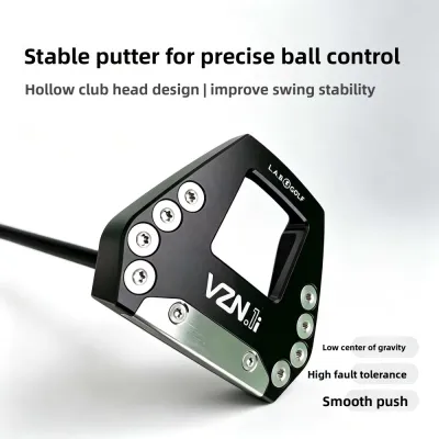 Mới Gậy Đánh Golf l.a.b ven.1i giữa trục Putter tự động cân bằng không Mô-men xoắn hiệu suất cao Golf Putter màu đen thép trục với nắp đầu