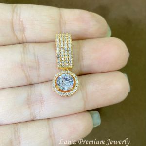 Liontin Wanita Cantik Lanny Berlian Titanium 22 K (Emas)