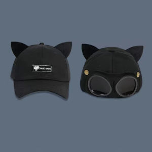 หมวกนักบินสปอต หมวกทรงแหลม แว่นกันแดด หมวกเบสบอล 4 สี