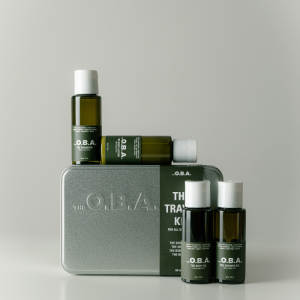 เซ็ตผลิตภัณฑ์อาบน้ำและดูแลร่างกาย เดอะ ทราเวลคิท ฮีโนเดะ (THE O.B.A.) The Travel Kit- Hinode 60ml x4
