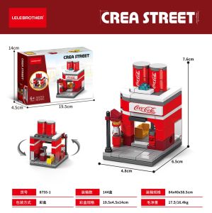 Bricks Block Seri Toko Makanan Burger Model Mainan Edukasi