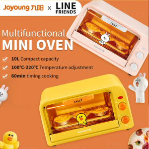 Line Friends Joyoung Co-branded Electric Oven Household Baking Toaster Multi-Functional Timed Small Oven Automatic Mini Full Cake Vertical Oven