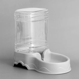 Automatic Dog Cat Feeder and Water Dispenser Gravity Food Feeder and Waterer Set withFood Bowl for Large Capacity2026