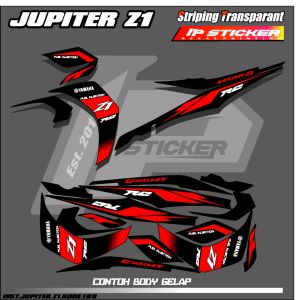 JUPITER Z1(COD) STIKER STRIPING MOTOR YAMAHA JUPITER Z1 - STIKER LIST GRAFIK SIMPLE WARNA VARIASI DESAIN RACING HOLOGRAM DAN TRANSPARAN BISA COD IP. PROJECT.KODE-188