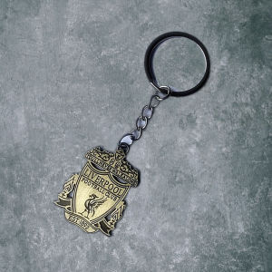 Aksesoris Keychain Club Sepakbola LIVERPOOL Bahan Logam Dan Alloy