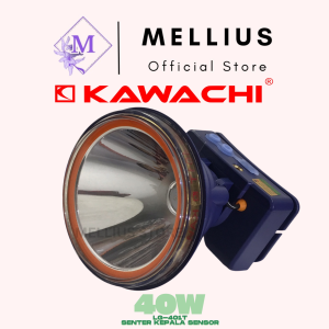 Kawachi Senter Kepala Sensor 40w LG-401T 40 Watt + Touchless Sensor Cree LED Super Terang Tahan Air Waterproof Lithium Cas Recas Rechargeable Tahan Lama 21 Jam 5000 mAh Outdoor Tool Headlight Flash Light Mellius Store