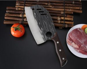 Hand-forged kitchen knife household kitchen knife chef special slicing knife chopping knife dual-purpose knife kitchen special knife