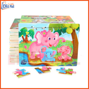 Bộ đồ chơi ghép hình 12 mảnh bằng Gỗ cho bé từ 2 tuổi Đồ chơi giáo dục rèn luyện trí nhớ tăng khả năng tư duy và sáng tạo cho trẻ em