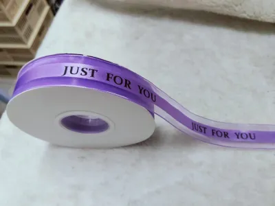 (( 5 Meter )) 2.5cm Just For You Ribbon Gift Box Wrapping