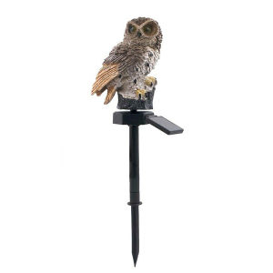 Garden Solar Lights Outdoor Decorative Resin Owl Solar LED Lights with Stake for Garden Lawn Pathway Yard Decortions