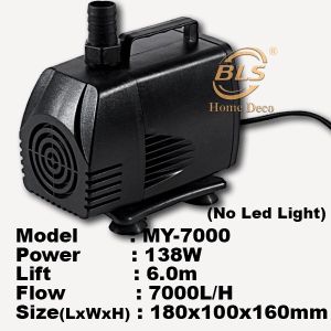 BLS Submersible Water Pump Pam Air MY- Fish Tank Aquarium Water Fountain Rockery Pond Deco Akuarium Tangki ikan