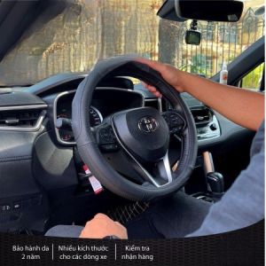 BỌC VÔ LĂNG Ô TÔ HYUNDAI CUSTIN CHẤT LIỆU  BẰNG DA CỪU 100% - hàng chính hãng