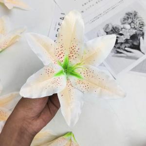 1 PCS Kuntuman Bunga Lily Tiger Artificial / Kelopak Lili Casablanca Artifisial Dekorasi Import untuk Hiasan Dekorasi Wedding atau Pelaminan dan Rangkaian Buket