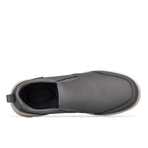 Lesvago Giày loafer nam mềm rộng nam da PU Giày chống thấm chống trượt nhẹ ngón chân rộng Giày Dành cho người già