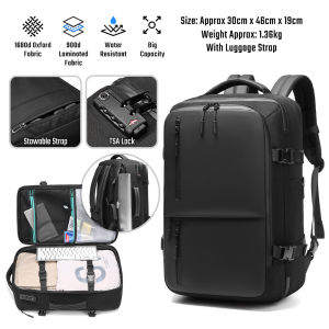 RZTX Men Laptop Backpack | Large Capacity Business Travel Bagpack with Multi Compartments 1090