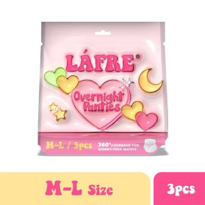 LAFRE Adult Overnight Sanitary Panties M-L / L-XL (3pcs/5pcs) Seluar Dalam Sanitari Dewasa untuk Waktu Malam