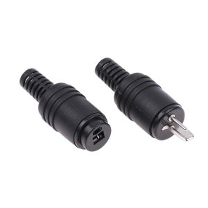 MINIFELE 262 5Pcs No Soldering Needed Speaker Connector 2Pin DIN HiFi Speaker Connection Loudspeaker Signal Adapter  22mm Mount Hole Distance HiFi Audio Male Female Socket Audio Power Supply