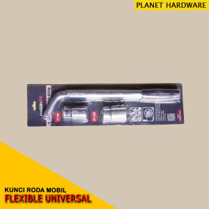 Kunci Roda Mobil Model Telescopic Ukuran 17x19 mm & 21x23 mm