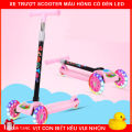 Xe Scooter Trẻ Em có đèn Led cho bé mẫu mới - Xe trượt Scooter trẻ em-Xe scooter cho bé từ 3-7 tuổi. 