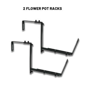 ✨SG【STOCK】Adjustable flower pot rack balcony railing courtyard railing flower rack wall mounted flower rack
