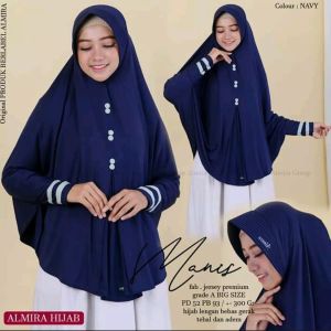 hijab instan terbaru / kerudung tangan kancing ibu ibu terbaru