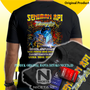KAOS TUKANG LAS LISTRIK SEKECIL APAPUN HASILNYA YANG PENTING HASIL JERIH PAYAH SENDIRI