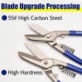 10 inches Aluminum Tin Snips Cutter Metal Sheet Cutter Heavy Duty Scissor MultiPurpose Shears Tool. 