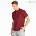 ELLE HOMME | เสื้อโปโลคอจีน แขนสั้น สกรีนโลโก้ ELLE HOMME สวมใส่สบายได้รูปทรงสวย | W8K904. 