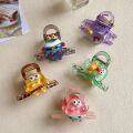 Aishg SpongeBob Squarepants Acetate kẹp tóc nữ dễ thương phong cách Đại học nhỏ phụ kiện tóc kẹp tóc Cá Mập tươi. 
