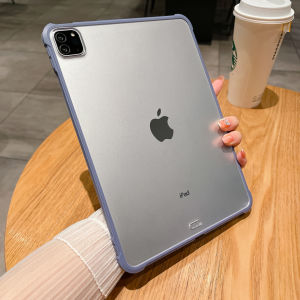 CrashStar Frosted Transparent Hard Shockproof Tablet Case For iPad Mini 6 iPad 9.7 5 6 2 3 4 Air 2 3 4 5 iPad Air Pro 13 inch 11 inch 2024 iPad 11 2025 10.2 7 8 9 10 Gen iPad Pro 12.9 inch 2022 2021 2020 2018 Simple Clear Matte iPad Cover Casing Shell