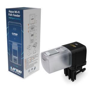 WiFi Intelligent Automatic Aquarium Fish Bowl Food Feeder USB Powered Smart Timing Fish Feeder with Alexa Voice Control