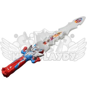 hiCosplaydy Ultraman Hero Sword Toys Weapon Light Sound Pretend Play Ultraman Accessory Kits