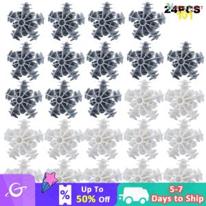 12/24 PCS Snowflake Laundry Ball Kit Anti-Winding Washing Clothes Laundry Balls Hair Remover Ball Washing Machine Tools