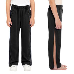 Kids Boys Girls Special Needs Adaptive Pants Fracture Postoperative Clothing Sides Tear-Away Buttons Or Zippers Loose Trousers2026