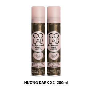 Dầu gội khô Colab Pro - Bảo vệ tóc khỏi tia UV tạo phồng vào nếp chuẩn salon sau 5s 200ml