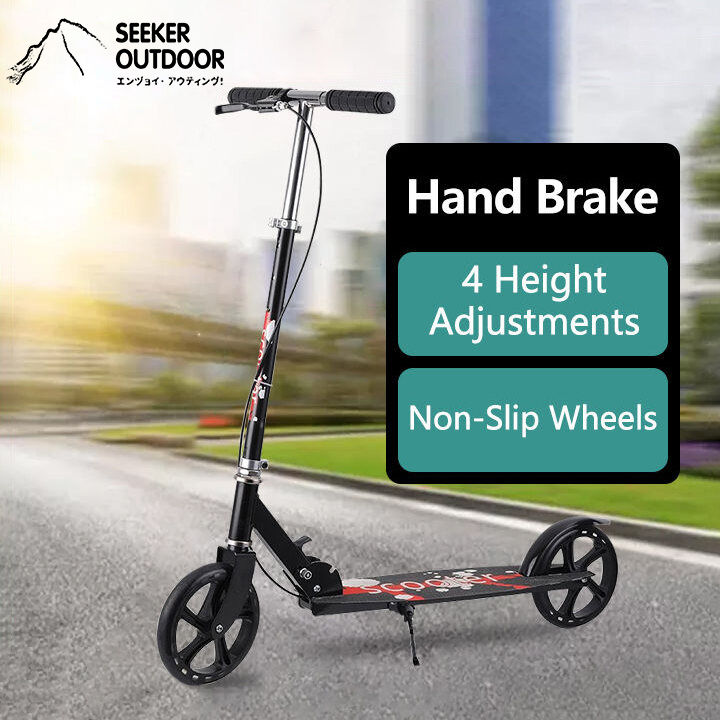 Scooter [Ready Stock] Foldable Single Foot Scooter, City Scooter, Scooter for kids Suitable for Older Children and Adults, Aluminum Kick Scooter [Manila Local Stock+Installment/COD ]