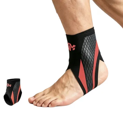 BLACKON Shockproof Ankle Brace Adjustable Breathable Ankle Protection Cover Protect Achilles Tendon Compression Ankle Support Sleeve Running Sports