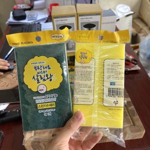 Miếng lau chùi bọt biển cỡ lớn 2 mặt Insan Hàn Quốc vải không dệt nylon 66 bền bỉ