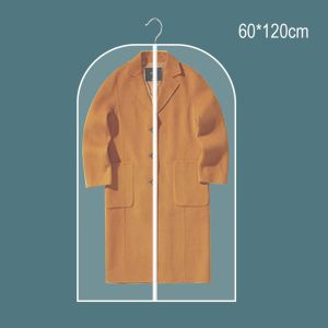 ST78FXHTC Zipper Clothes Dust Cover Protector Transparent Dust Cover  Waterproof Dress Storage Protect for Household