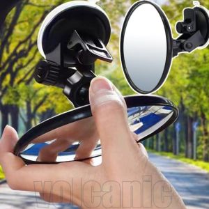360° Rotation Wide-angle Rearview Convex Mirror Suction Cup Car Rearview Mirror Mount Tricycle Rear View Mirrors Car Parts