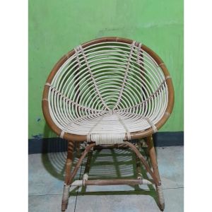 kursi teras santai depan rumah rotan asli