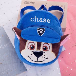 (Ready to Ship) Cute Dog Paw Patrol Backpack Children Plush Kindergarten Schoolbag Birthday Gifts for Girls Boys