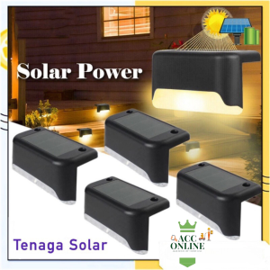 Lampu Solar Siku Waterproof / LAMPU TANGGA TENAGA SURYA / LAMPU PAGAR TENAGA MATAHARI / LAMPU TANGGA SOLAR CELL