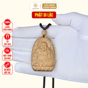 Mặt phật bản mệnh đeo cổ trầm hương có sẵn dây Sơn Mộc Hương tuổi tý sửu dần mão thìn tỵ ngọ mùi thân dậu tuất hợi mang ý nghĩa phong thủy may mắn tài lộc