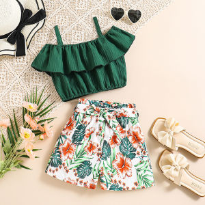 Baju Setelan Anak Perempuan 7 8 9 10 11 12 Tahun One Set Gemoy Import Ootd Tanggung Korea STEL30