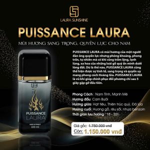 Nước hoa nam Laura Sunshine No.09 Puissance Laura 100ml - Nam tính Mạnh mẽ